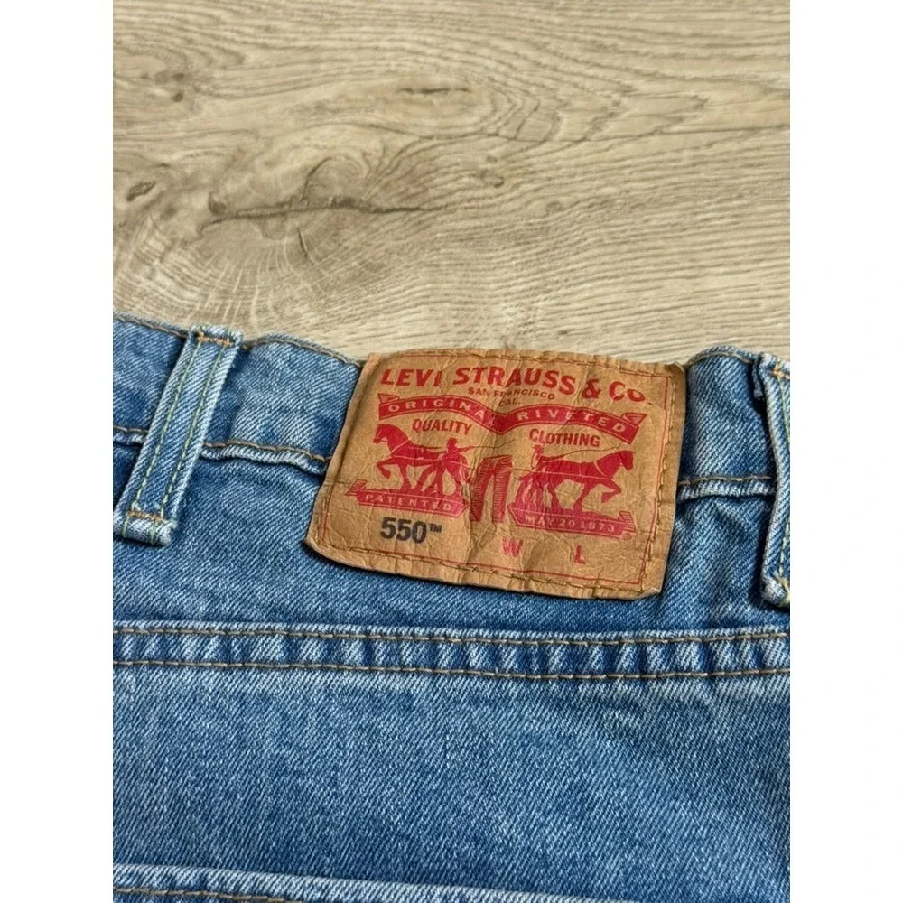 NWT Mens Levis 550 relaxed fit Stretch jeans Big & Tall size‎ 50x29  (50x28)